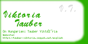 viktoria tauber business card